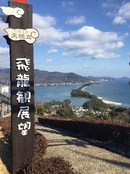 絶好のお天気の中　天橋立を散策